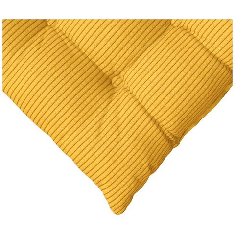 Cuscini per Seduta 4 pcs Giallo Chiaro 40 x 40 x 6 cm - Foto 9