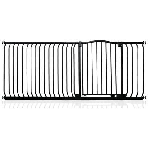 Safetots Cancelletto Di Sicurezza Con Parte Superiore Incurvata, 189cm - 198cm, Nero Opaco - Foto 1