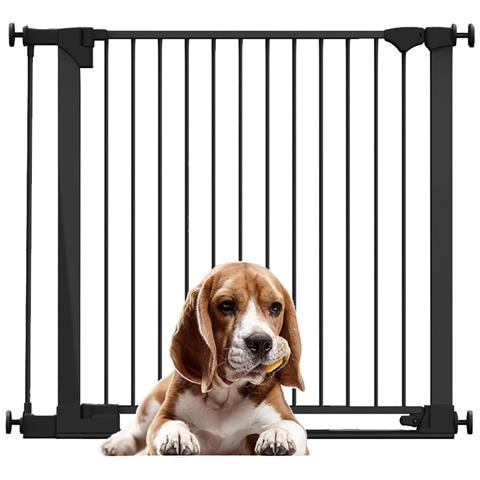 Bettacare Cancelletto Per Cani Safestep, Nero, 103cm - 110cm, Passaggio Extra Basso, Apertura Extra Larga Di 81cm - Foto 1