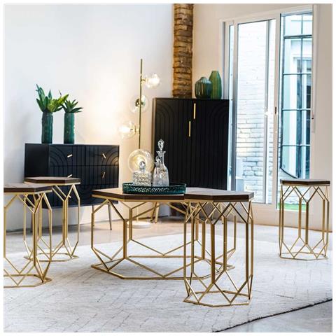 Cassettiera In Legno Grigio Scuro Metallo 80x37x78h - Foto 2