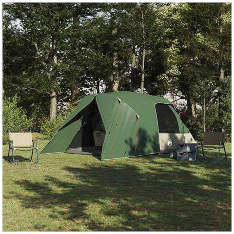 Tenda a cupola per 4 persone con tetto Verde 455 x 252 x 178 cm - Foto 2