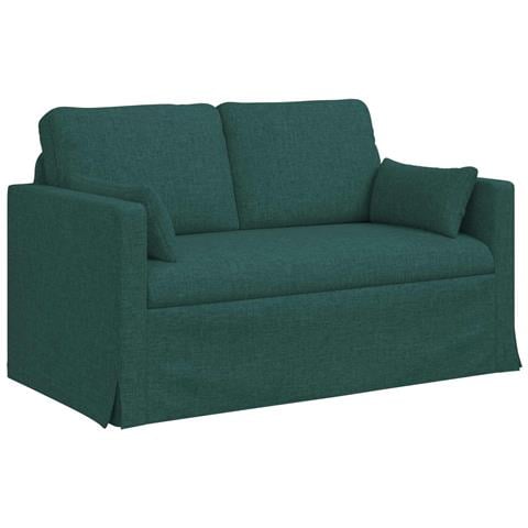 Divano Verde Scuro 139 x 78 x 80 cm Tessuto - Foto 1