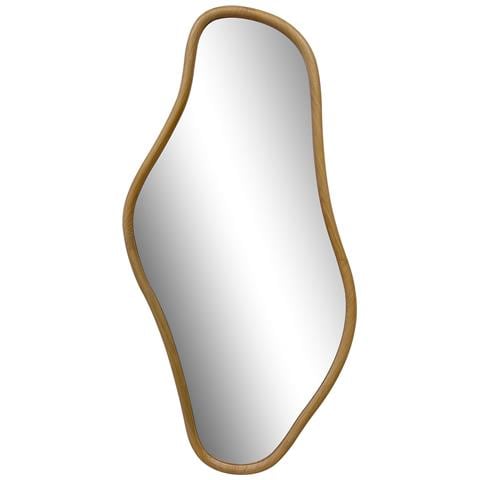 Specchio Brandsby Forma Organica In Pino Naturale Fsc 60×120 Cm - Foto 1