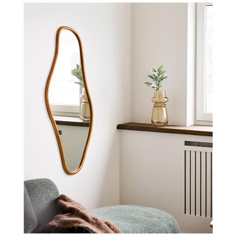 Specchio Brandsby Forma Organica In Pino Naturale Fsc 60×120 Cm - Foto 3