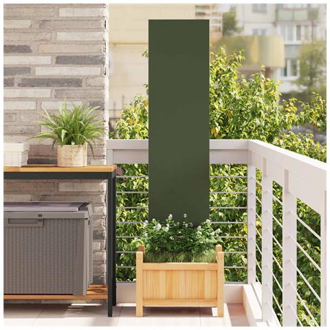 Schermo per privacy in giardino Oliver verde 32 x 140 cm - Foto 2