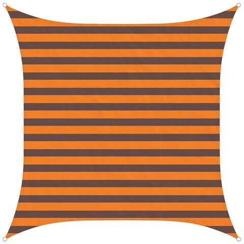 Vela da ombra solare Arancione e Marrone 2 x 2 m - Foto 1