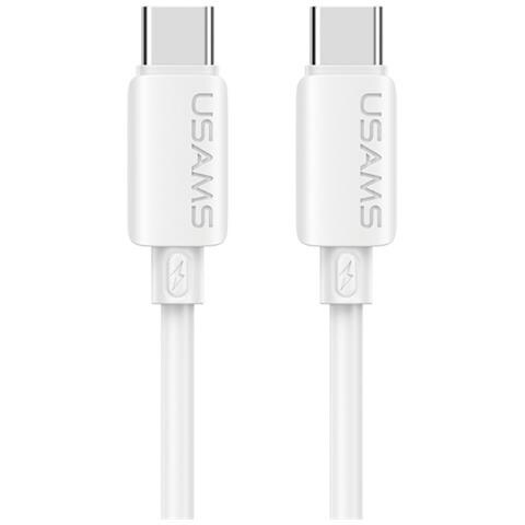 Cavo USB-C - Silicone, Bianco, 60W - Foto 1