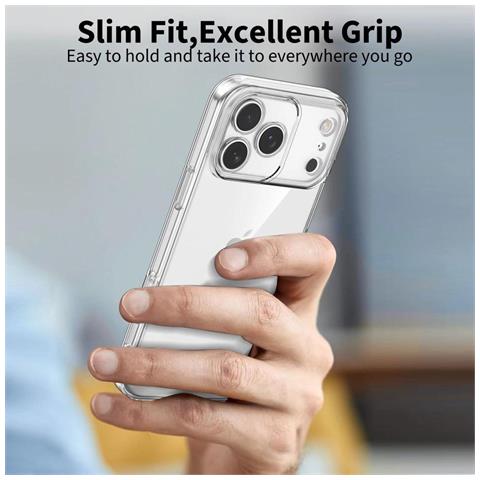 Custodia Trasparente In Silicone Per Iphone 17 Pro Max - Foto 1