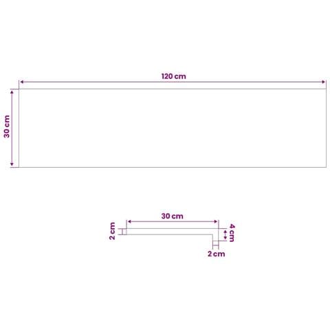 Tappeti per scale 20 pz 120 x 30 x 2 cm Marrone - Foto 7