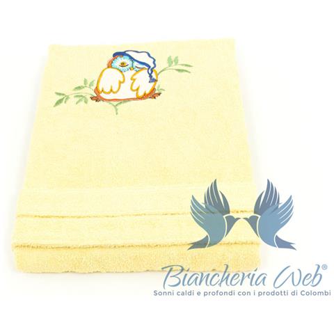 Accappatoio In Spugna Per Bambini Modello Kinder Ob Colore Giallo 1-2anni Giallo - Foto 1