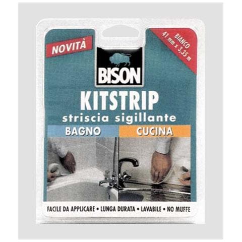 Sanitario Bianco Striscia Sigillante 22 Mm X 3,35 Mt Autoadesiva Bagni Cucine - Foto 2