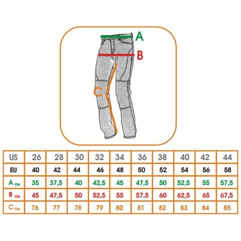 Pantaloni Mesh Traforato Traspirante Tessuto Moto Touring Uomo Nero 36 - Foto 3