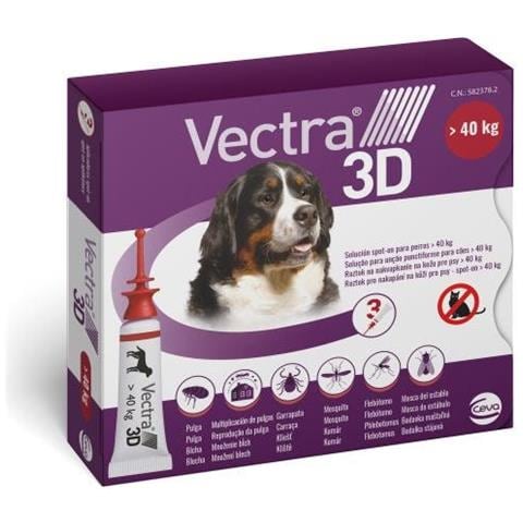 3d 3 Pipette Per Cani: Oltre 40 Kg - Foto 1
