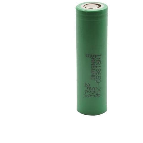 Batteria Agli Ioni Di Litio Inr18650-25r 2.500 Mah - Parte Superiore Piatta - Capicorda Di Saldatura Senza Capoc - Foto 4