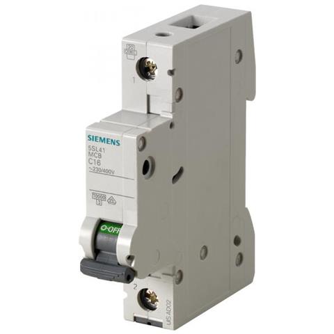 5sl4106-6 Miniature Circuit Breaker B-type 1p Stromunterbrecher (5sl4106-6)  - Foto 1