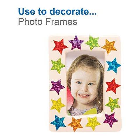 At216 Mini Olografici Stelle Di Natale Adesivi Arti E Mestieri (confezione Da 400) Assortiti - Foto 2