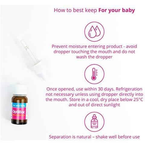 Per Il Vostro Bambino 1 Miliardo Di Batteri Amichevoli Integratore Naturale Bifidobacterium Breve M-16v 30-day Fornitura Di Gocce Di Liquido - Foto 2