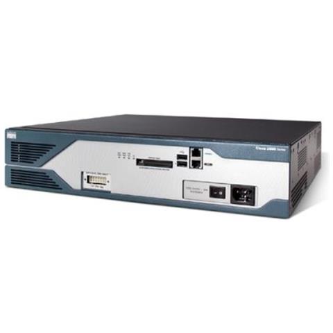 Cisco 2851, IEEE 802.3, IEEE 802.3u, ATM, Frame Relay, IP, ISDN, RTP, QSIG, Ethernet, Fast Ethernet, Gigabit Ethernet, SNMP 3, DES, 3DES, AES 128, AES 192, & AES 256, 64 MB - Foto 2