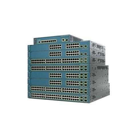 Switch Layer 3 Cisco Catalyst 3560E-48PD-S 48 Porte - 48 x RJ-45 - 2 x Slot espansione - 10/100/1000Base-T - Desktop, Parato montabile - Foto 1