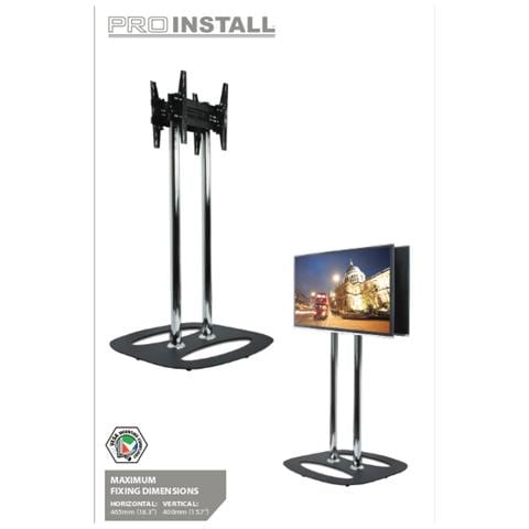 BT8552-150 50" Fixed flat panel floor stand Nero - Foto 1