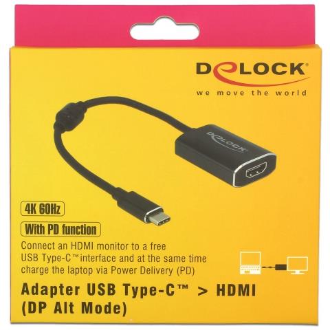 62988 0.2m USB C HDMI Type A (Standard) Grigio cavo e adattatore video - Foto 3