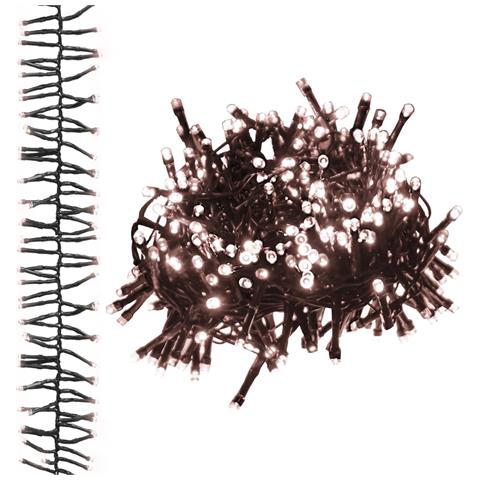 Gruppo Stringa Led Con 2000 Luci Led Bianco Caldo 40 M Pvc - Foto 1