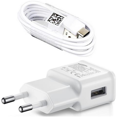 Samsung Caricabatterie Originale Da Parete Per Casa Eta-u90 10w + Cavo Type-c White Bulk - Foto 1