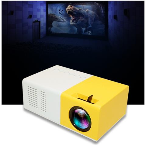 Proiettore Portatile In Formato Tascabile Bianco/giallo - Foto 15