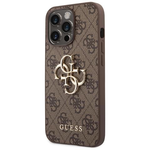 Pu 4g Metal Logo Case Fr Apple Iphone 14 Pro - Brown (guhcp14l4gmgbr) - Foto 1