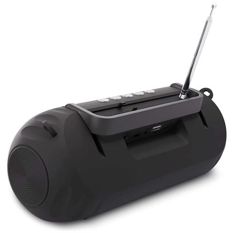 Altoparlante Portatile USB-C Bluetooth 5.0 Wireless con Flash Colore Nero - Foto 2