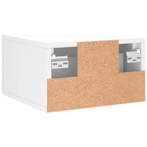 Comodini A Muro 2 Pz Bianchi 35x35x20 Cm - Foto 11