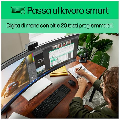 Tastiera e Mouse Wireless 4R016AA#ABB  Colore Bianco - Foto 2