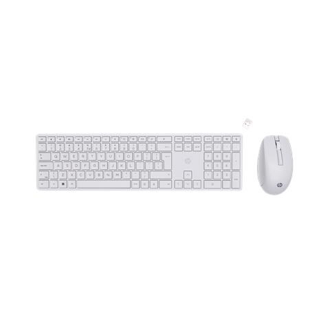 Tastiera e Mouse Wireless 4R016AA#ABB  Colore Bianco - Foto 1