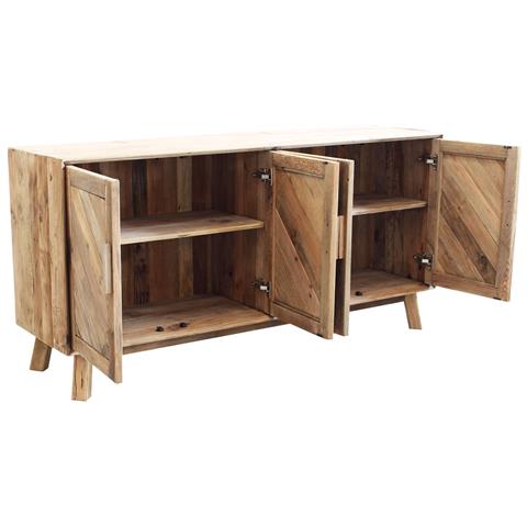 Credenza Da Interno In Legno Di Pino Con 4 Ante Linea Classic - Foto 2