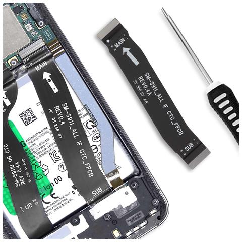 Connettore Scheda Madre Galaxy S23 Originale, Nero - Foto 2