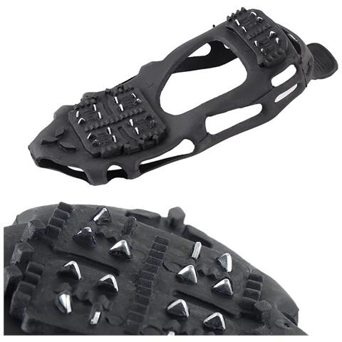 Protezione Antiscivolo Per Scarpe, Ramponi Per Scarpe Invernali Black Xl / 46-48 - Foto 5