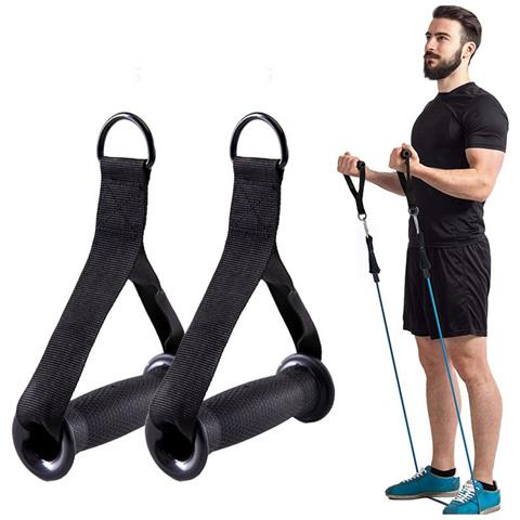 Maniglia Per Estrattore Fitness, Maniglia Per Fascia Per Esercizi 1 Paio - Foto 2