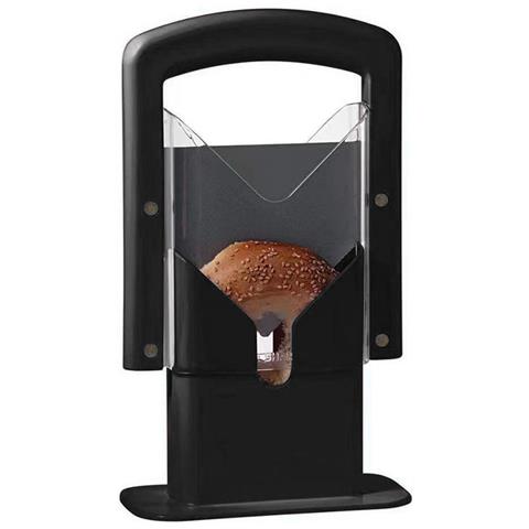 Taglia Bagel E Taglia Pane Con Impugnatura Sicura Black - Foto 1