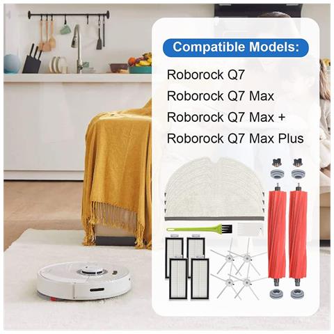 Kit Di Parti Di Ricambio Per Robot Aspirapolvere Xiaomi Roborock Q7/q7 Max Series - Foto 2