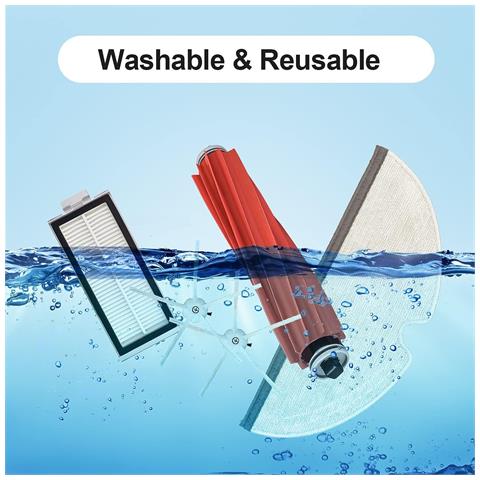 Kit Di Parti Di Ricambio Per Robot Aspirapolvere Xiaomi Roborock Q7/q7 Max Series - Foto 6