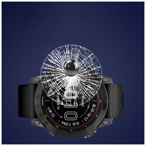 Pellicola Protettiva Per Lo Schermo Garmin Fenix 6 Pro, 2 Pezzi In Vetro Temperato - Foto 2