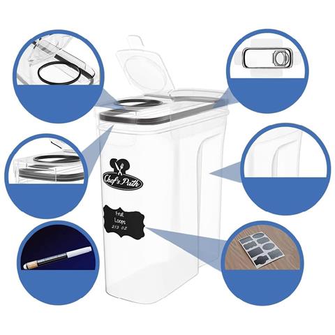 Sentiero Del Cuoco Contenitori Ermetici Per Alimenti Da 6 Litri 2 Pezzi - Foto 4