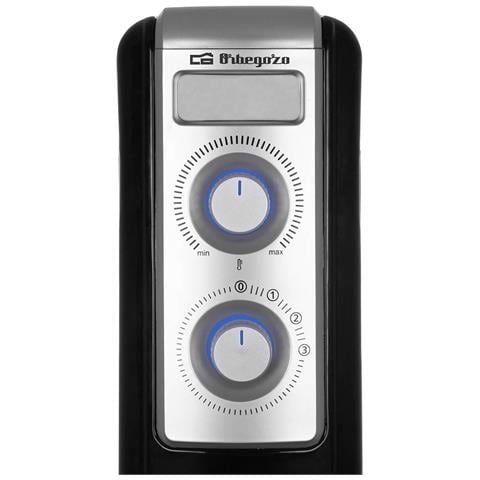 Riscaldatore Elettrico a Olio RN 1500 con 3 Livelli di Energia Potenza 1500 W Colore Nero - Foto 2