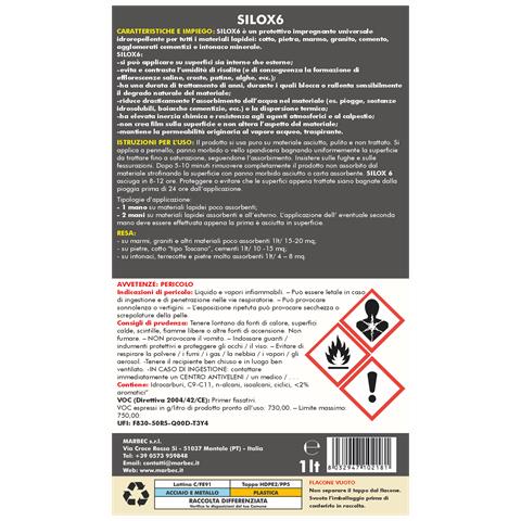 Silox6 1lt - Protettivo Idrorepellente Silox 6 - Foto 3