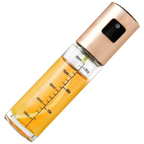 Spruzzino Per Olio In Acciaio Inargentato Da 100 Ml Con Scala Graduata Per Friggitrice Ad Aria   Model 3 - Foto 3