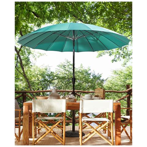 Ombrellone Da Esterno 255 Cm Baia Verde Smeraldo - Foto 1