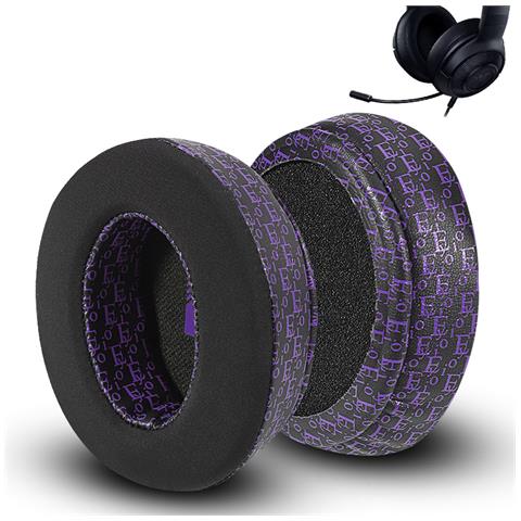 Cuscinetti Auricolari Di Raffreddamento Razer Kraken X - Nero E Viola - Foto 1