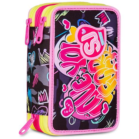 Astuccio 3 Zip Sj Gang Game Led Girl - Foto 1