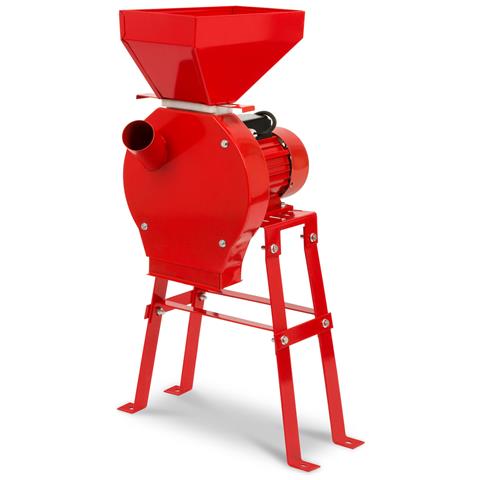 Mulino Elettrico Per Cereali Con Potente Motore Elettrico Da 1100 Watt, Capacità 240 Kg/h, Mulino A Schiacciamento Con Lama Affilata In Acciaio Inox, Quattro Setacci E Supporto, Trituratore Per Cereali - Foto 1