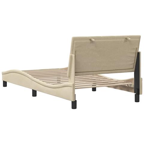 Giroletto senza Materasso Crema 100x200 cm in Tessuto - Foto 9